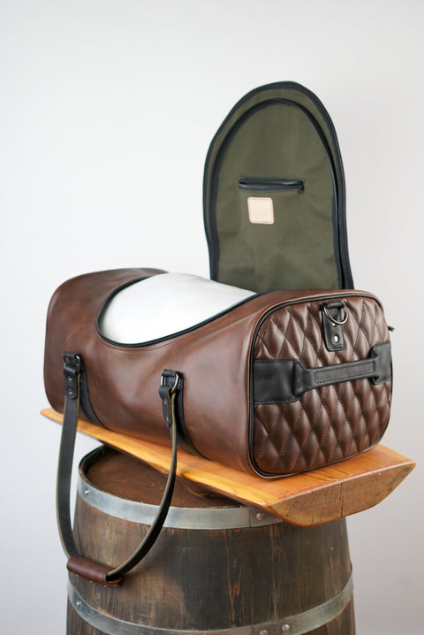 Weekend Warrior: "U-Shape" Opening (Two Tone: Espresso Brown + Cigar Black)