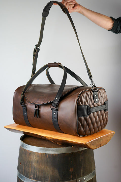 Weekend Warrior: "U-Shape" Opening (Two Tone: Espresso Brown + Cigar Black)