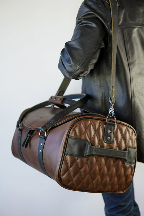 Weekend Warrior: "U-Shape" Opening (Two Tone: Espresso Brown + Cigar Black)