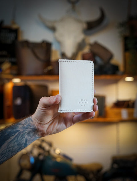 Mini Trucker Wallet (Natural Veg Tan)