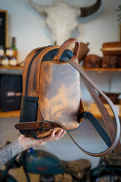 Mini Venture Backpack (Flat Black + Hillybilly Copper)