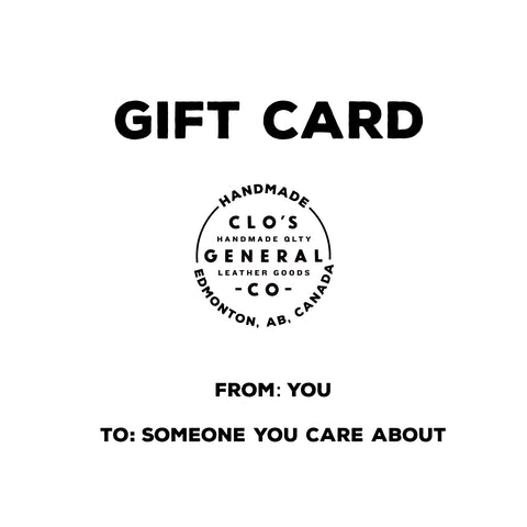 Clo's General Co Gift Card