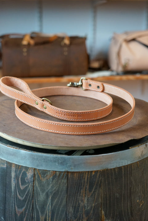 Handmade Leather Dog Leashes and Collars