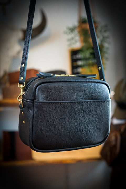 Rectangle Bag (Pebbled Black)