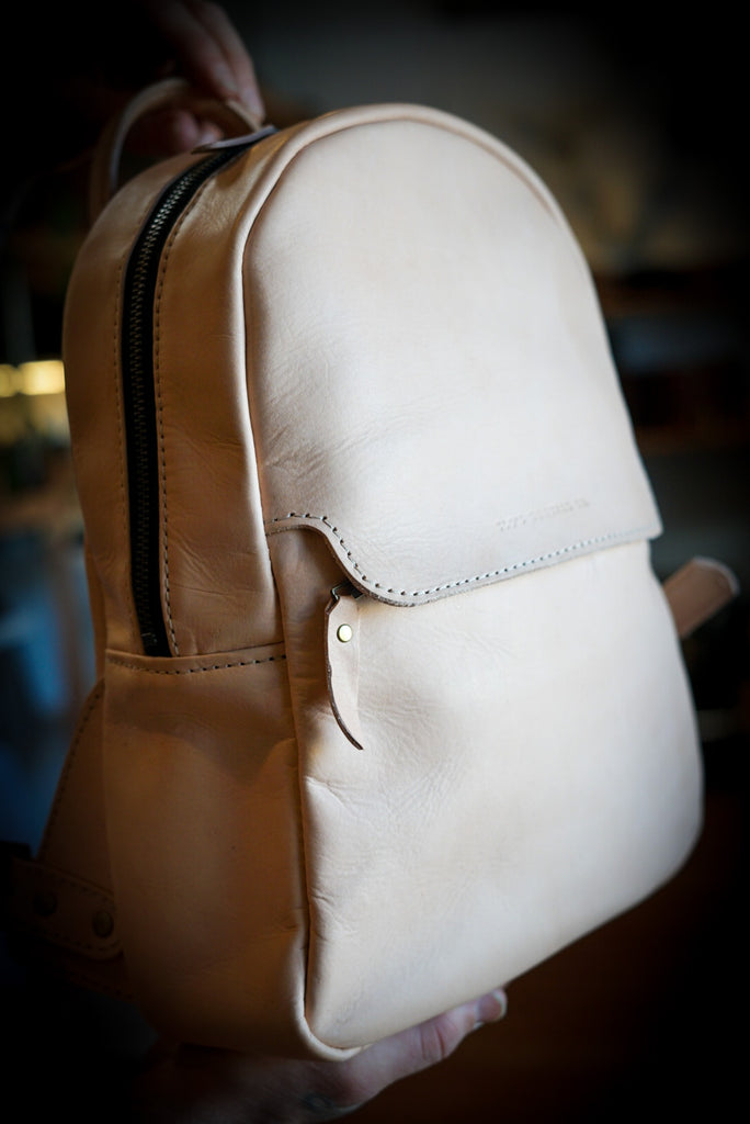 Mini Venture Backpack (Natural Veg Tan)